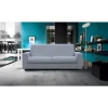 Altoni - Zetelbed Coco - Stof - Grijs - 196x85x95cm | Belga Meubelen Discount