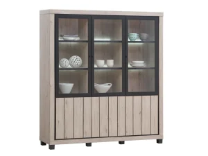 Biblioteek Ontario - Natuur Eik - 190x205x45cm | Belga Meubelen Discount