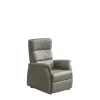 2BM - Elektrische relax Palma - Taupe Leer - 116x75x55cm | Belga Meubelen Discount