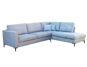 2BM - Hoeksalon Harlem - Rechts - Stof - Lichtgrijs - 285x220cm | Belga Meubelen Fashion
