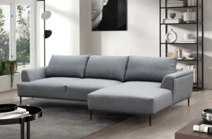 2BM - Hoeksalon Hero - Rechts - Stof - Grijs - 280x83x164cm | Belga Meubelen Outlet