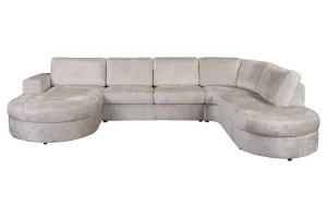 2BM - Hoeksalon Ilona - Stof - Beige | Belga Meubelen Online