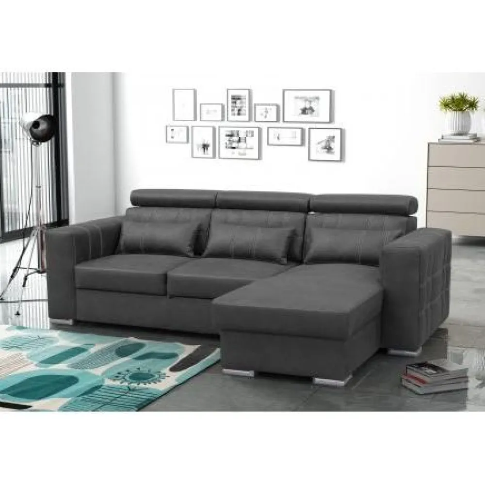 bm__hoeksalon_maggio__rec_0.webp 2BM - Hoeksalon Maggio - Rechts - Stof - Donkergrijs - 248x96x172cm | Belga Meubelen Hot