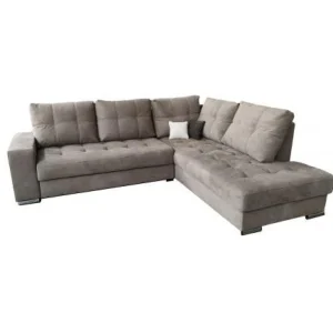 2BM - Hoeksalon Marseille - Rechts - Stof - Grijs - 270x85x220cm | Belga Meubelen Discount