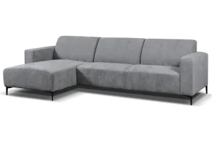 2BM - Hoeksalon Rowan - Stof - Grijs - 280x83x150cm | Belga Meubelen Best