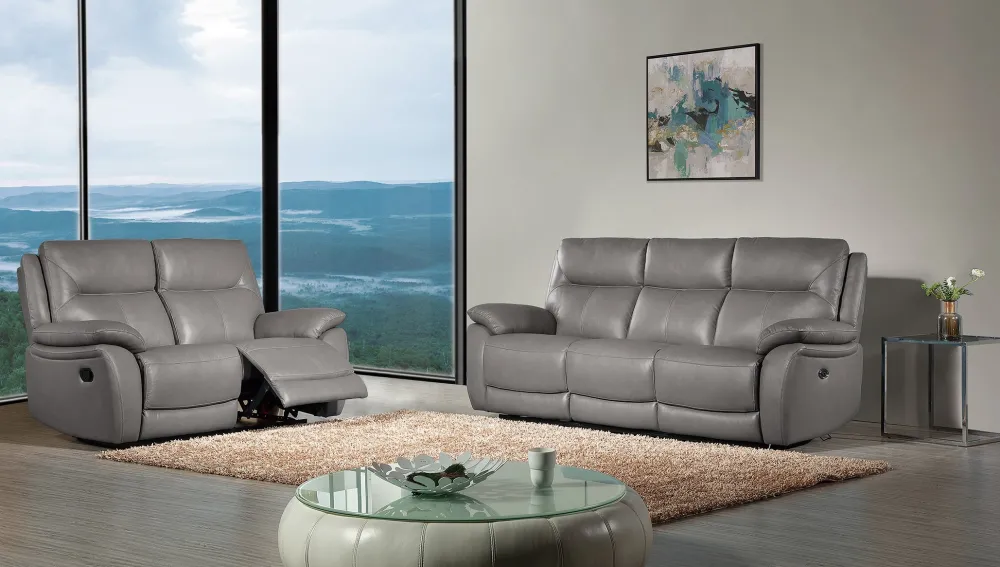 bm__salon_manerba__zit____0.webp 2BM - Salon Manerba - 3+2-zit - 2 relaxen - Leder - Taupe - 157/215x95x90cm | Belga Meubelen Discount