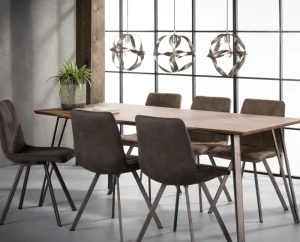 2BM - Tafel Heist - Eiken decor - 160x90xh75cm | Belga Meubelen Online