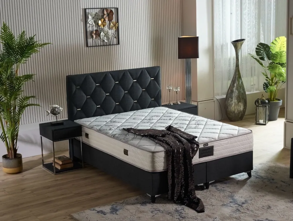 boxspring_nimbus__stof__z_0.webp Boxspring Nimbus - Stof - Zwart - 160x122x200cm | Belga Meubelen New
