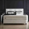 BSP - Boxspring Alana - Stof - Beige - 120x105x200cm | Belga Meubelen Online