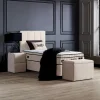 BSP - Boxspring Beer - Stof - Beige - 90x110x200cm | Belga Meubelen Best