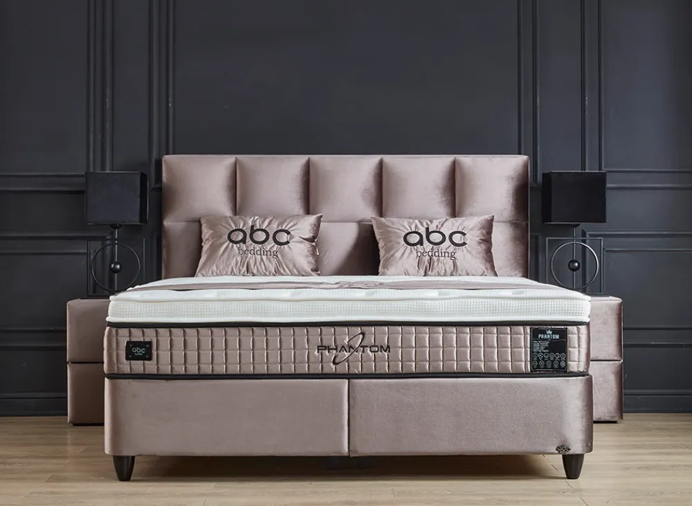 bsp__boxspring_casper__st_0.webp BSP - Boxspring Casper - Stof - Beige - 180x110x200cm | Belga Meubelen Outlet