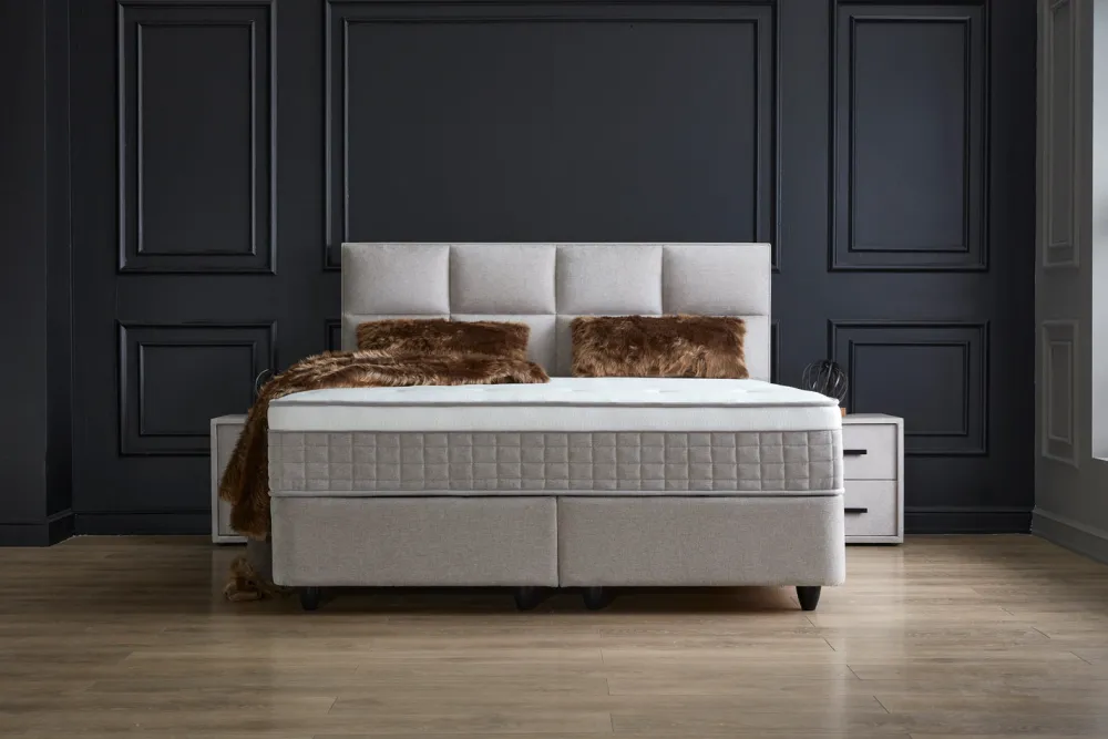bsp__boxspring_hanna__sto_0-2.webp BSP - Boxspring Hanna - Stof - Beige - 160x110x200cm | Belga Meubelen Hot