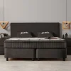 BSP - Boxspring Julia - Stof - Bruin - 120x110x200cm | Belga Meubelen Fashion