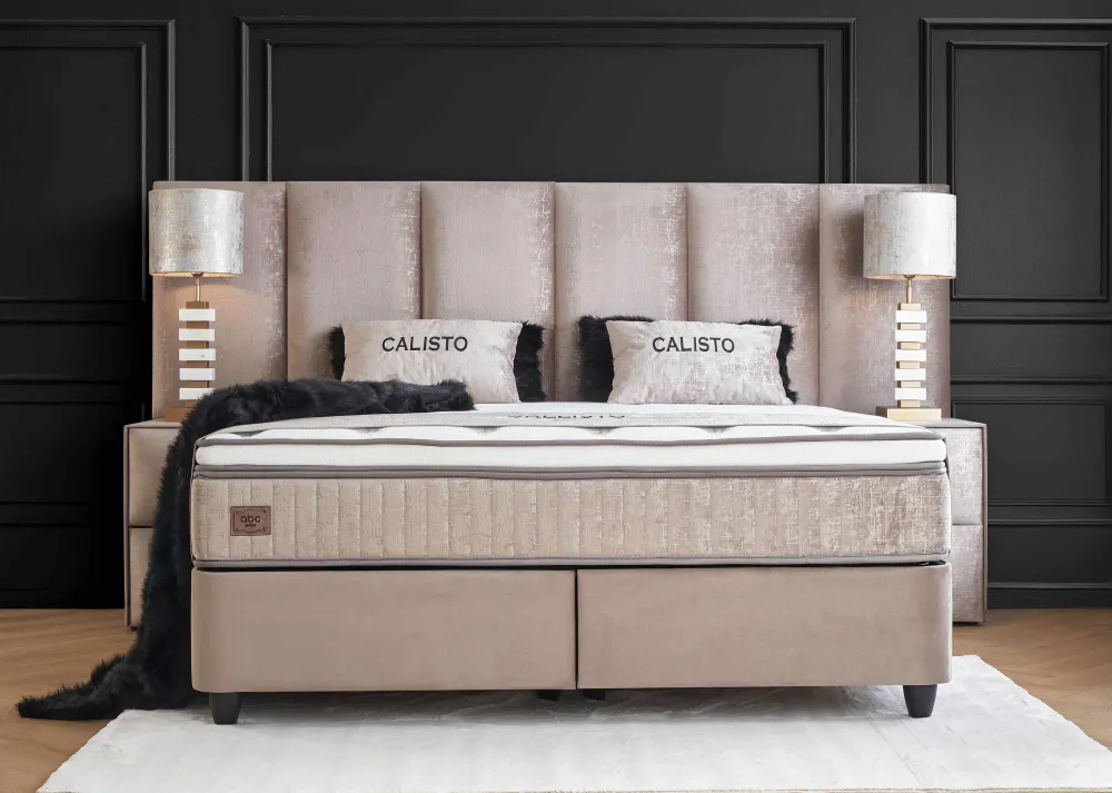 bsp__boxspring_klara__sto_0.webp BSP - Boxspring Klara - Stof - Beige - 160x110x200cm | Belga Meubelen New