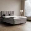 BSP - Boxspring Lindo - Stof - Grijs - 140x110x200cm | Belga Meubelen Hot
