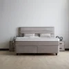 BSP - Boxspring Maja - Stof - Taupe - 160x110x200cm | Belga Meubelen Best