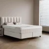 BSP - Boxspring More - Stof - Beige - 160x110x200cm | Belga Meubelen New