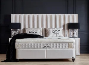 BSP - Boxspring Movie - Stof - Beige - 160x110x200cm | Belga Meubelen Clearance