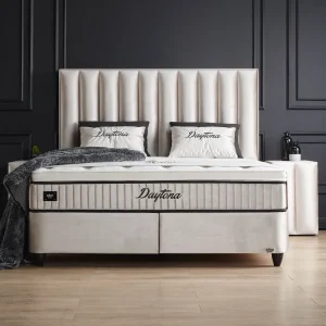 BSP - Boxspring Tony - Stof - Beige - 160x110x200cm | Belga Meubelen Best
