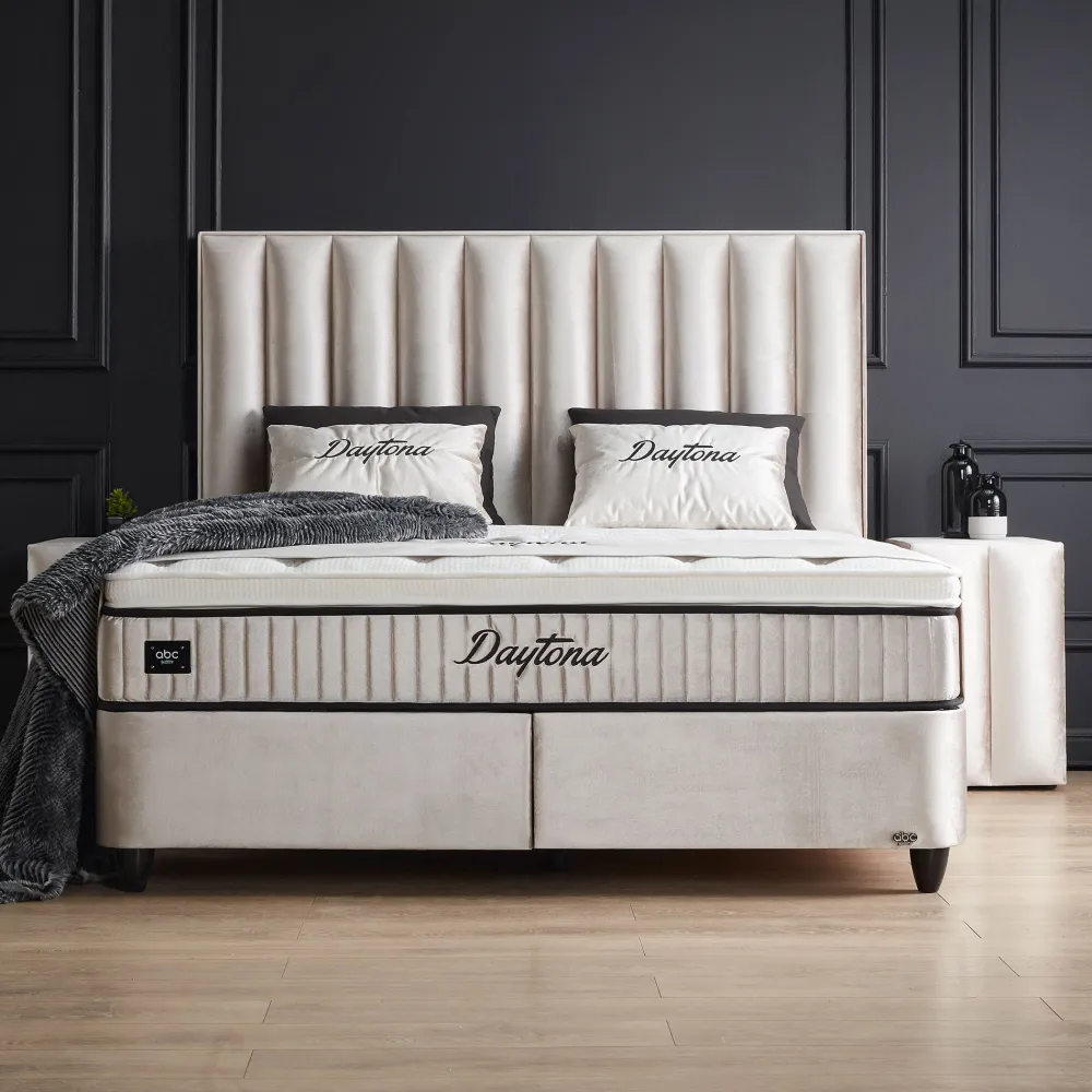 bsp__boxspring_tony__stof_0.webp BSP - Boxspring Tony - Stof - Beige - 180x110x200cm | Belga Meubelen Clearance