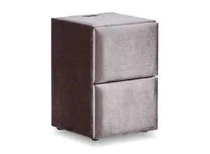 BSP - Nachtkastje Casper - Stof Beige - 50x55x50cm | Belga Meubelen Best