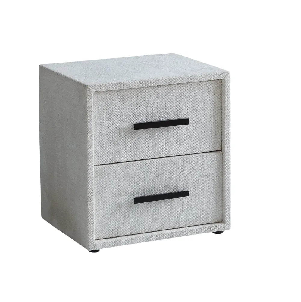bsp__nachtkastje_diamond__0.webp BSP - Nachtkastje Diamond - Stof Beige - 49x53x42cm | Belga Meubelen Discount