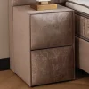 BSP - Nachtkastje Klara - Stof Beige - 50x55x50cm | Belga Meubelen Outlet