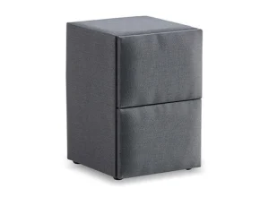 BSP - Nachtkastje Lewis - Stof Beige - 50x55x50cm | Belga Meubelen Outlet