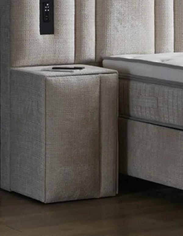 BSP - Nachtkastje Water - Stof Beige - 50x55x50cm | Belga Meubelen Sale