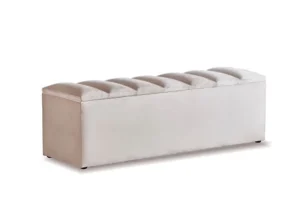 BSP - Opbergbank Rita - Stof Beige - 140x65x50cm | Belga Meubelen Fashion