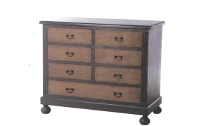 Commode Isla - Massief - Grijs/Eik - 115x95x53cm | Belga Meubelen Outlet