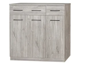 Commode Ono 2 - Grijze Eik - 110x108x38cm | Belga Meubelen Outlet