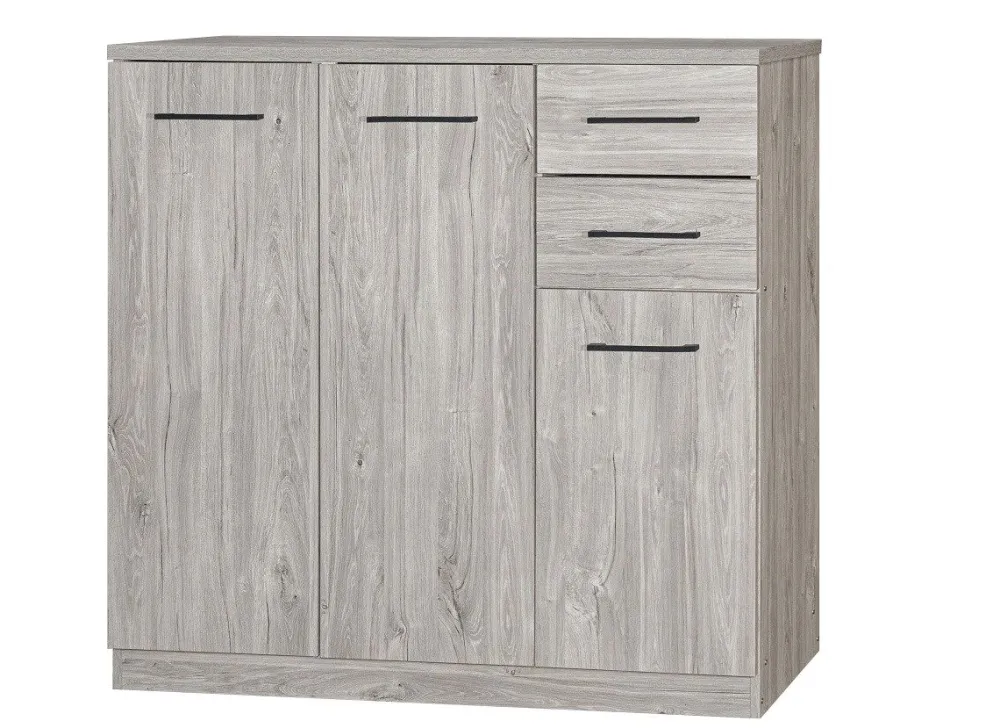 commode_ono___grijze_eik__0.webp Commode Ono 1 - Grijze Eik - 110x108x38cm | Belga Meubelen New