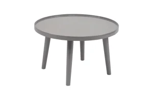 DME - Salontafel Disk - Grijs - 60x43x60cm | Belga Meubelen Discount