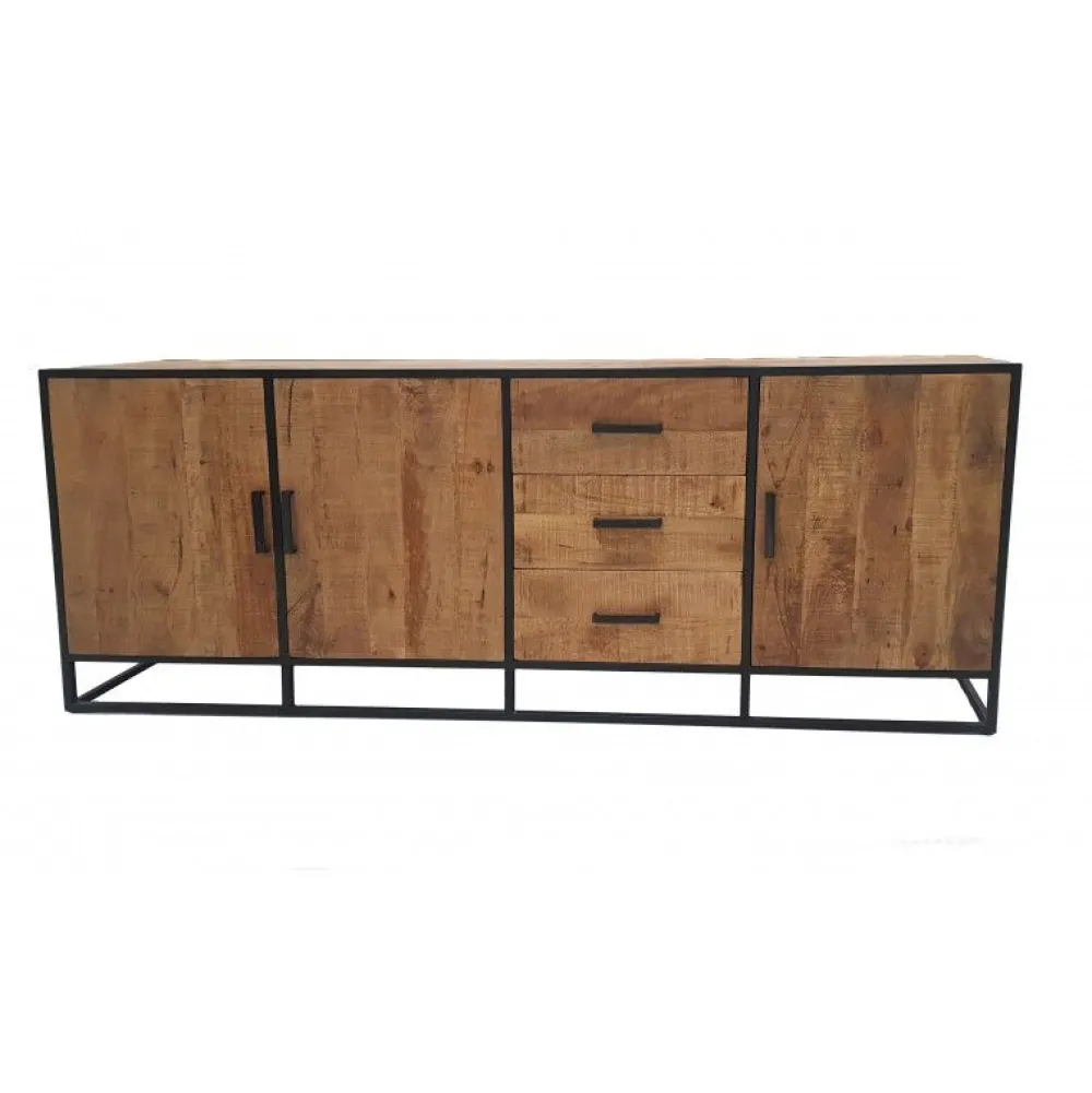 dressoir_madurai__massief_0-1.webp Dressoir Madurai - Massief - Mangohout - 215x85x45cm | Belga Meubelen Sale