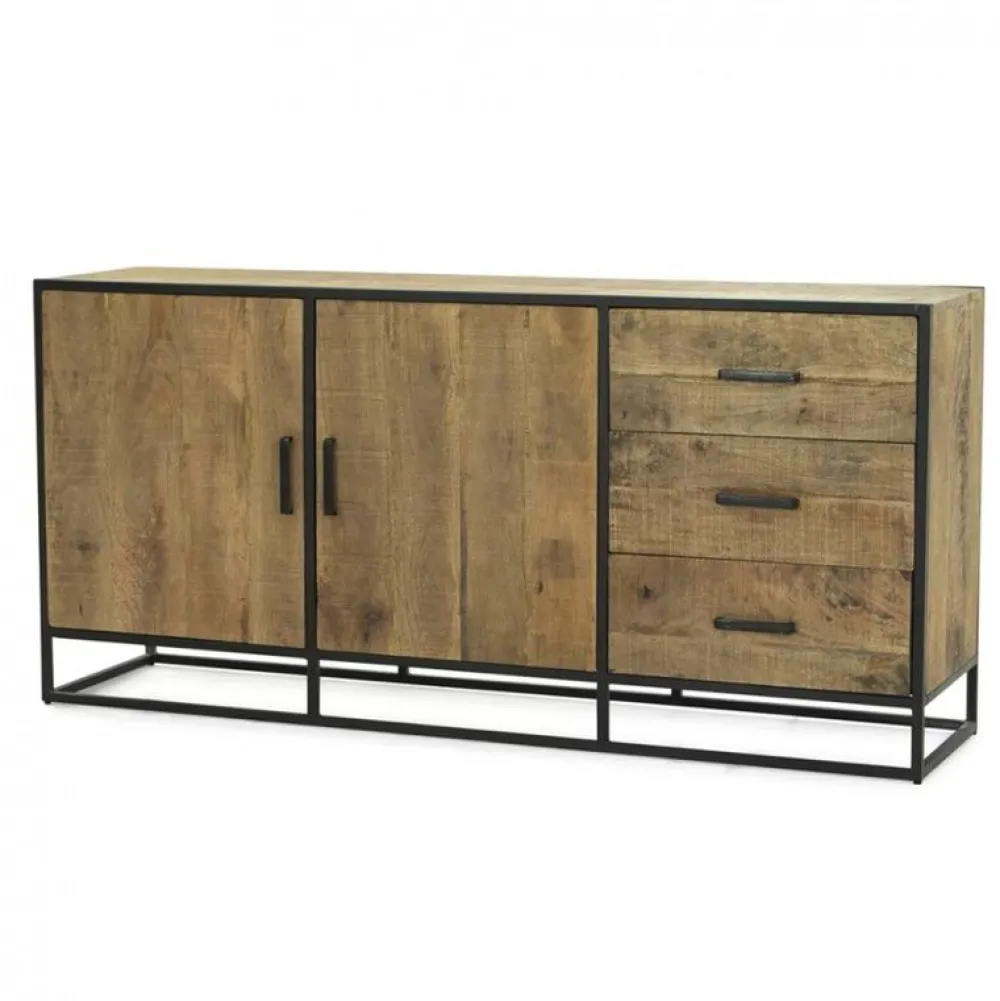 dressoir_madurai__massief_0.webp Dressoir Madurai - Massief - Mango - 180x85x45cm | Belga Meubelen Sale