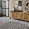 Dressoir Tarabo - Donkere Eik/Zwart - 204x84x45cm | Belga Meubelen Clearance
