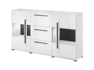 Dressoir Tulsa 28 - Wit/Eik - Twee kleuren - 180x103x39cm | Belga Meubelen Outlet