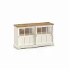 Evan - Dressoir Patio - DR3GL - K468 - Lariks/Oude teak - 159x88x50cm | Belga Meubelen Fashion