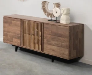 Evan - Dressoir Slato - DR3 - K670 - Oude teak - 184x81x50cm | Belga Meubelen Sale