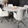 Evan - Eettafel Trieste - TR13SXMM28-K028-KCAL - Elegant black - 130x72x130cm | Belga Meubelen Clearance