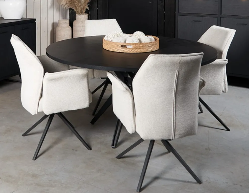 evan__eettafel_trieste__t_0-3.webp Evan - Eettafel Trieste - TR11SXMM28-K028-K715 - Elegant black - 110x72x110cm | Belga Meubelen Online