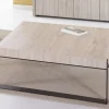 Evan - Salontafel Belluno, Etna, Lucca of Richard - HT2UML80-K028-K540 - Millenium eik licht grijs - 100x41x100cm | Belga Meubelen Best