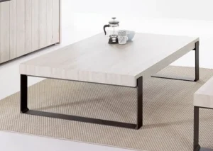 Evan - Salontafel Belluno, Etna, Lucca of Richard - T14UML80-K028-K540 - Millenium eik licht grijs - 138x41x138cm | Belga Meubelen Online