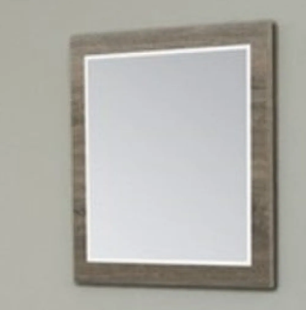 evan__spiegel_belluno__sp_0-1.webp Evan - Spiegel Belluno - SP3 - K538 - Millenium eik donker bruin/Imitatie staal - 60x60x2cm | Belga Meubelen Fashion