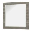 Evan - Spiegel Livia - SP3 - K676 - Gouden eik/Goud - 60x60x2cm | Belga Meubelen Clearance