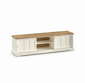 Evan - TV-Meubel Patio - LB2 - K468 - Lariks/Oude teak - 209x59x50cm | Belga Meubelen Discount