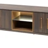 Evan - TV-Meubel Star - LB2 - K676 - Gouden eik/Goud - 206x63x50cm | Belga Meubelen Online