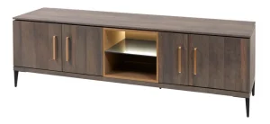 Evan - TV-Meubel Star - LB2 - K676 - Gouden eik/Goud - 206x63x50cm | Belga Meubelen Online