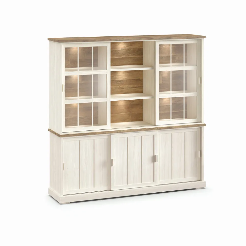 evan__wandkast_patio__drw_0-10.webp Evan - Wandkast Patio - DR2+WV7 - K468 - Lariks/Oude teak - 209x208x50cm | Belga Meubelen Hot